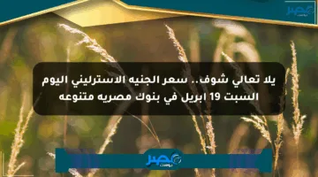 يلا تعالى شوف.. سعر الجنيه الاسترليني اليوم السبت 19 أبريل في بنوك مصرية متنوعة